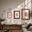 Stacked Macarons Modern - Framed Print-1918349335-1918349332