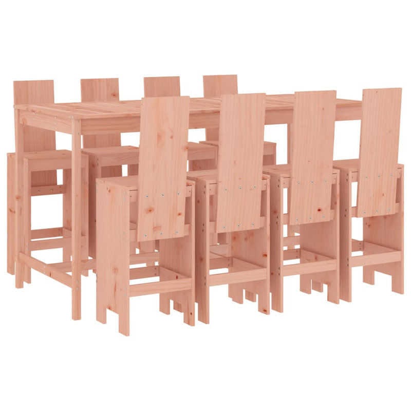 Aundreah Brayden Studio Bar Set with Wood Frame and Solid Wood Outer Material, Pink