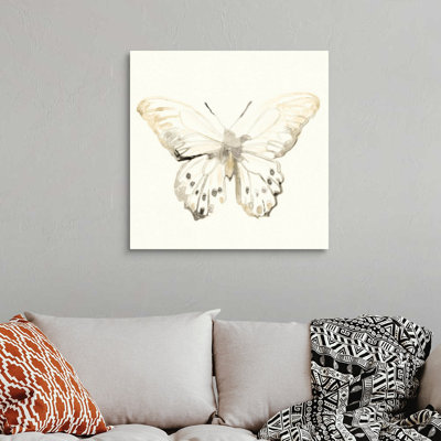 «Sepia Butterfly Impressions II» par Vess June Erica, reproduction d'art sur toile