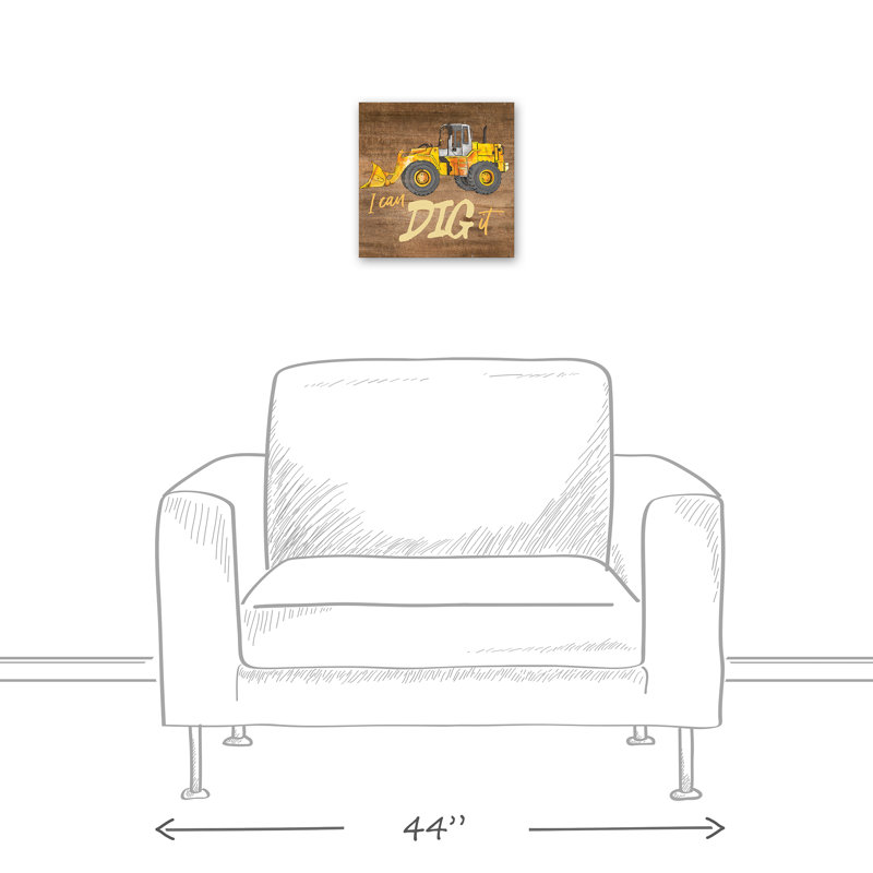 Art sur toile i peut creuser Mame, H 12 po x l 12 po x P 1,25 po