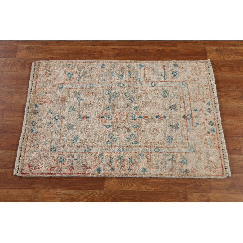 Tapis oriental Oushak noué à la main 2 x 3