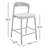 Celestia Upholstered Solid Wood Counter Stool-523812703