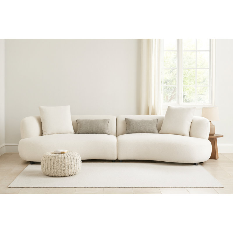 Canapé modulaire en tissu 4 places Pure Collection