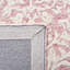 Teasdale Oriental Handmade Tufted Wool Area Rug in Pink/Ivory-810863192