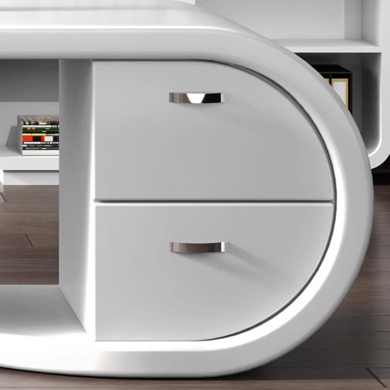 Simple and modern office desk, 29.53" H x 62.99" W x 31.5" D
