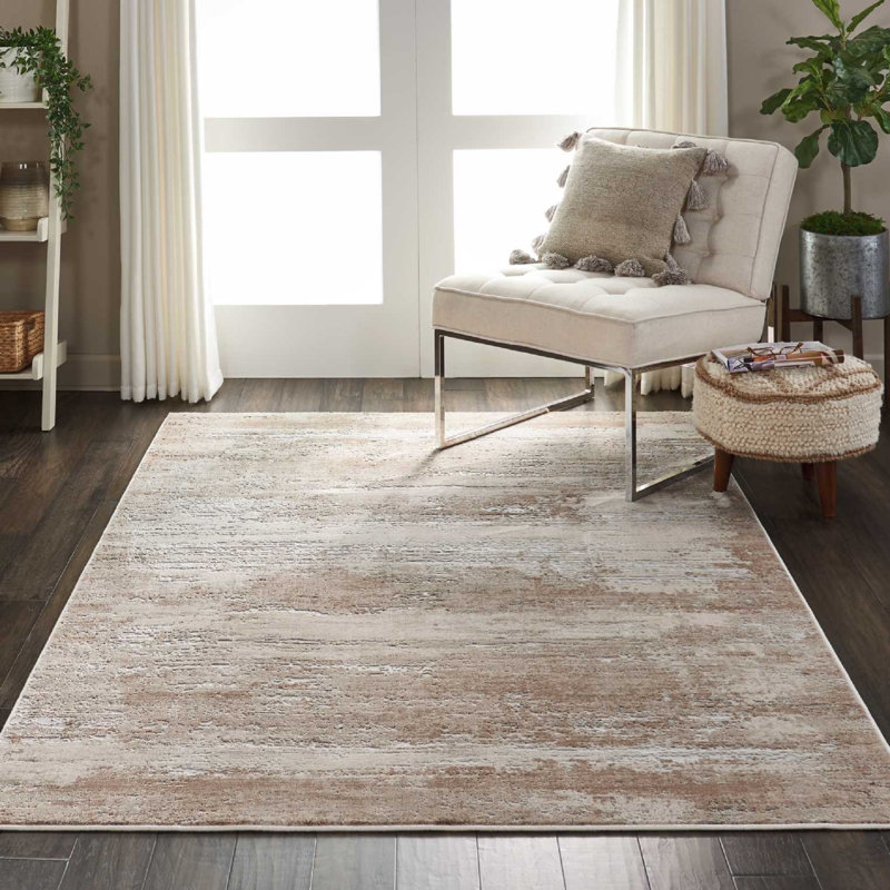 Comer Abstract Indoor Rug, Rectangle 5'3" x 7'3"