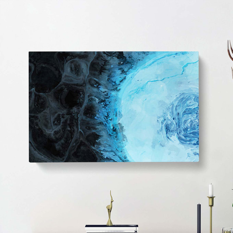 Deep Asleep In Abstract - Wrapped Canvas Painting, 60cm H x 91cm W x 3cm D
