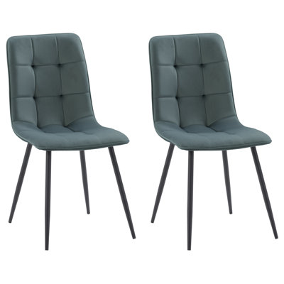 Steller 19'' H Tufted Velvet Upholstered Side Chair