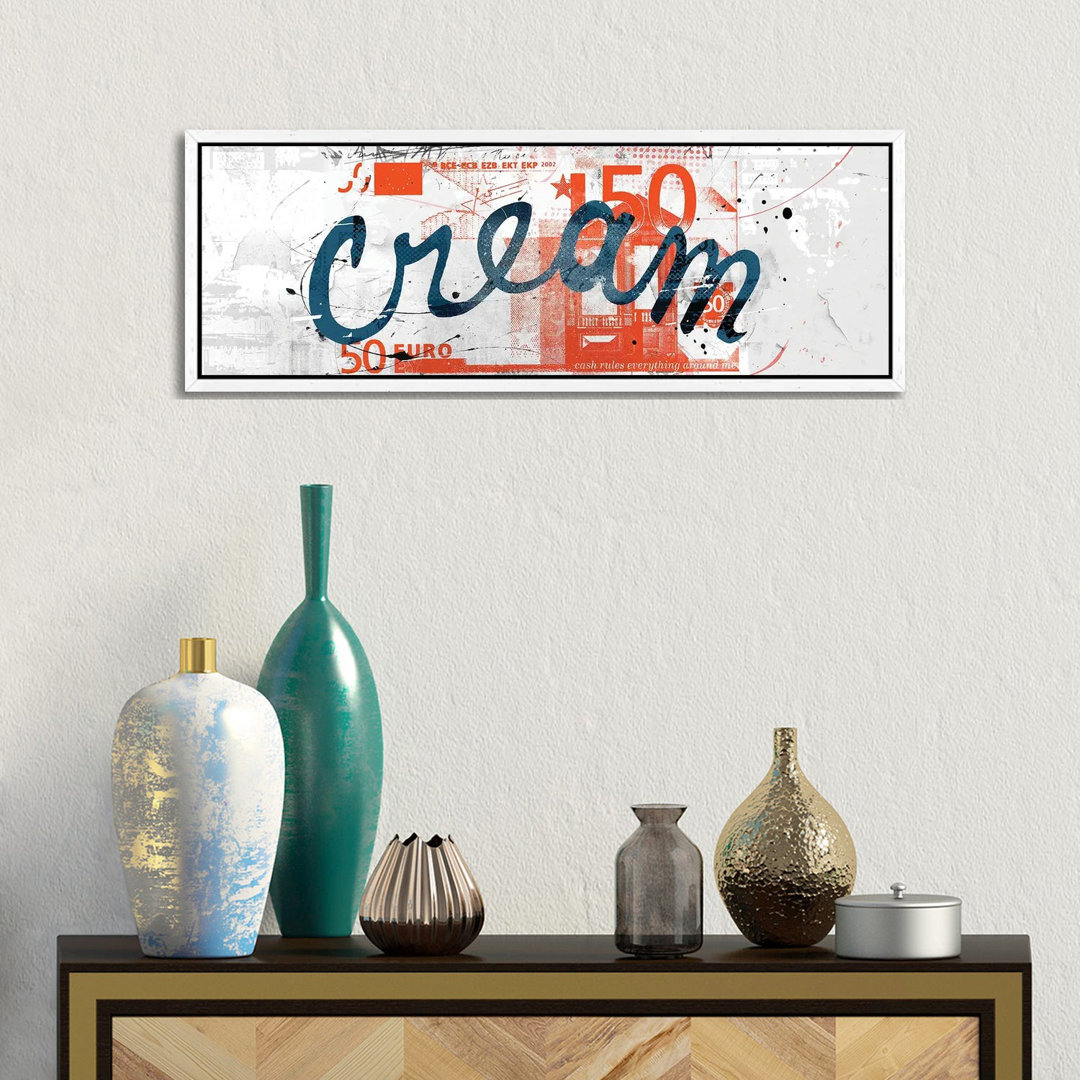 C.R.E.A.M. von Teis Albers - Galerie-verpackte Leinwand Giclée