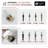 21.25W x 18D White Rectangular Drop-in Bathroom Sink