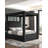 1Pc Canopy Four-Poster Bed(Only Bed)-326159645-326159640