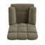 Le fauteuil inclinable gris sauge Granada