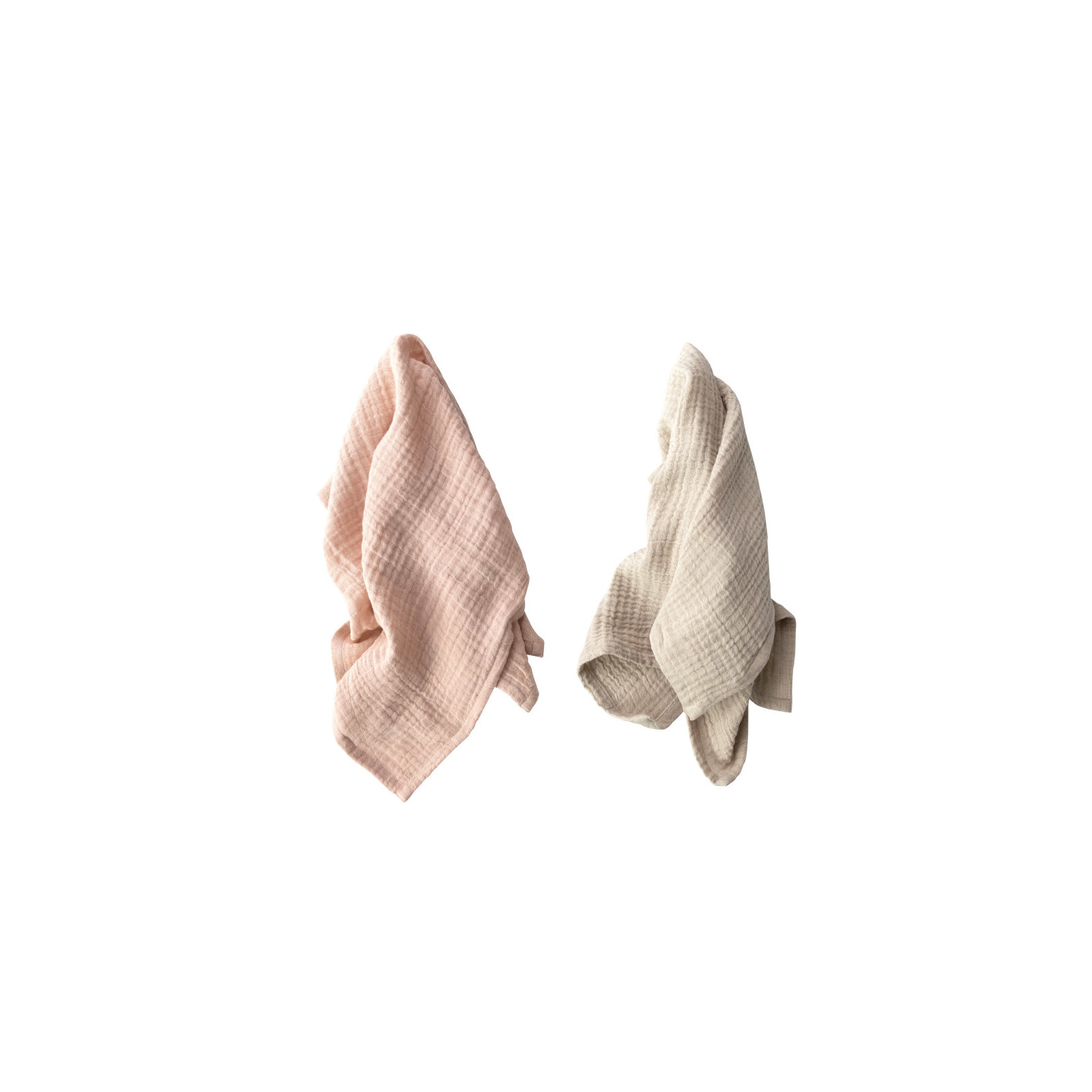 Cotton Tea Towel Kitchen Towel, Pink/Gray