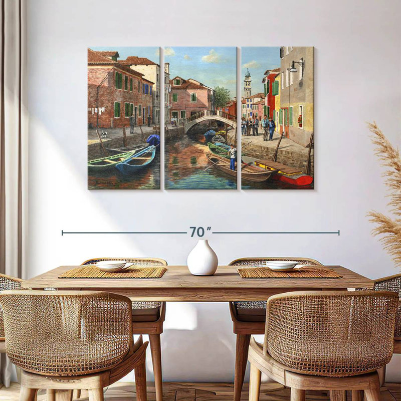 Rorry Burano Canal Venice, 36" H x 57" W
