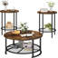 Modern German Style 3 Piece Coffee Table Set-1504690448