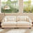 93.7" Velvet Upholstered Sofa-1713717431
