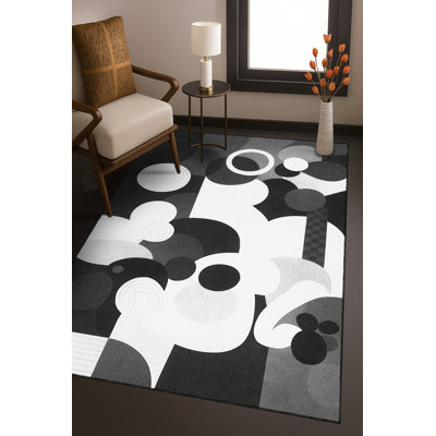 Tapis noir Mosso
