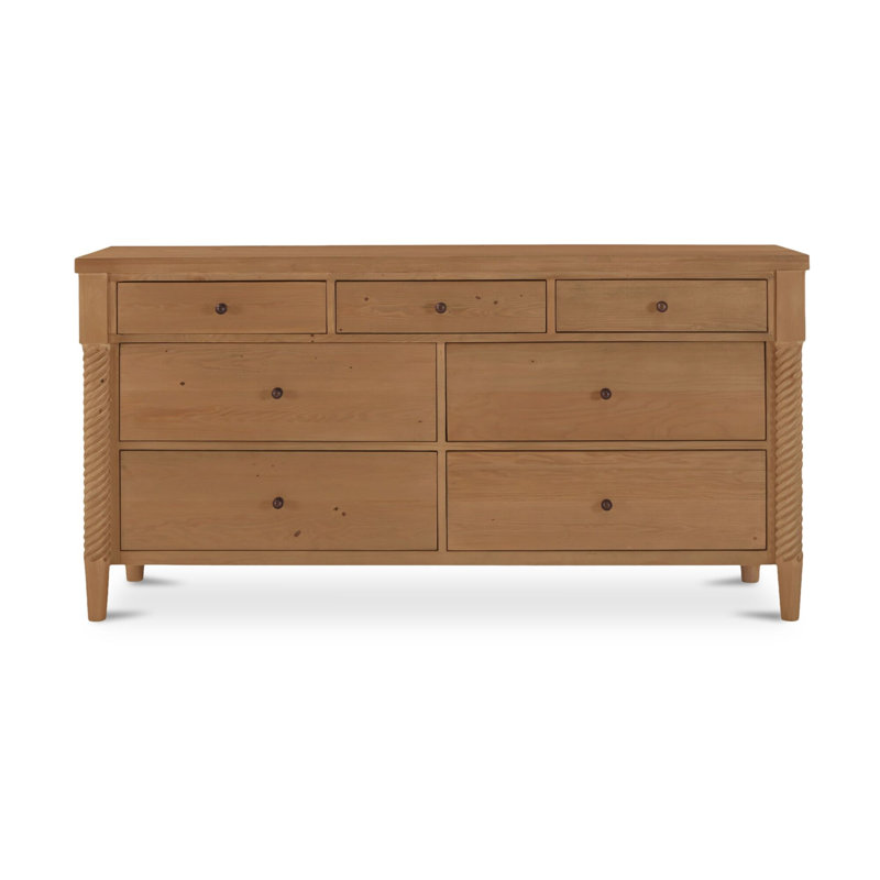 Commode 7 tiroirs Joni Naturel