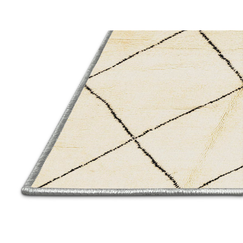 Abstract Indoor Rug, Rectangle 4' x 6'