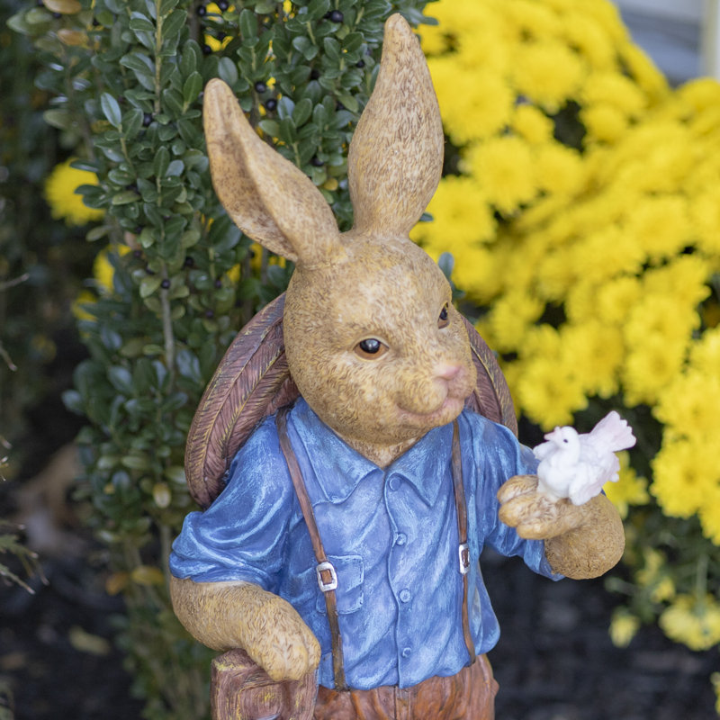 Dellanie Rabbit Concrete Garden Statue