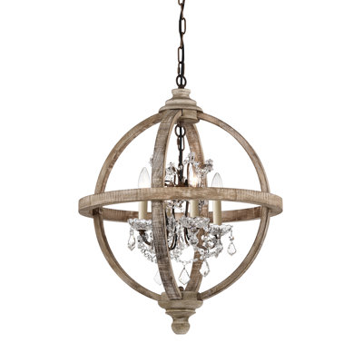 Juniperberry 4 - Light Dimmable Chandelier