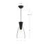 Luminaire suspendu en pot 1 lumière Moxie-754456074