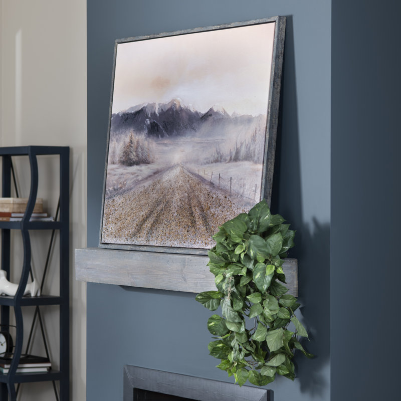 Bozeman Rustic Landscape Framed Canvas Wall Art