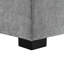 Méridienne Austra de 53,5 po x 70,9 po - apparence classique, pieds en bois massif, structure, assemblage facile, méridienne surdimensionnée de 53,5 po x 70,9 po, tissu gris, design, cadre confortable