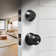 Premier Lock ED07C-12 Black Entry Lock Set Door Knob & Deadbolt Keyed Alike SC1 Keyway (Set Of 12). 72 Total Keys, Keyed Alike By Set