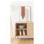 Armoire d'appoint multifonctionnelle en rotin tissé