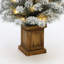 Arbre de Noël artificiel vert et givré pré-éclairé en pot décoratif, à pile ou à brancher, tailles 4 pi ou 5 pi-1691241539