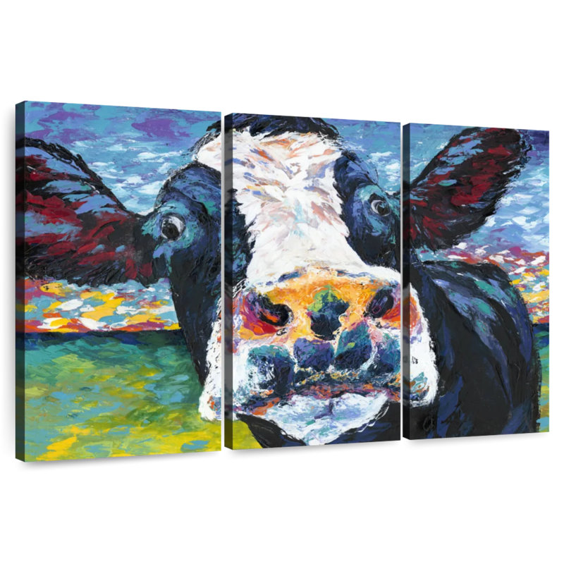 Brampt Curious Cow II, 48" H x 74" W