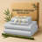 Luxury 4 Piece Solid Sheets Soft Rayon From Bamboo Blend Bedding Sheet Set-277409638-277409566