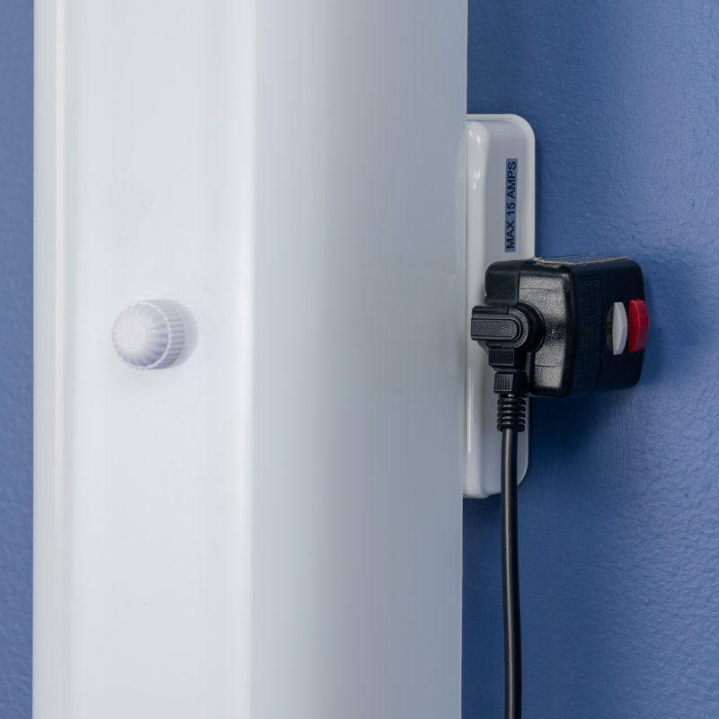 Barre d’éclairage de salle de bain crème blanc à luminosité 2 lumières