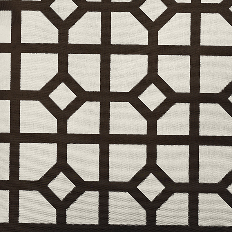  Housse de coussin carré et insert, 20 po X 20 po, Brun foncé
