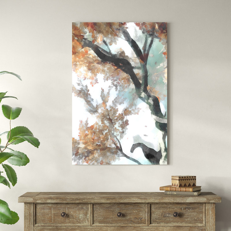 " Fall Tree II " Painting Print, 48" H x 32" W
