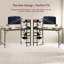 Yaraghi Metal Base Computer Desk-1622762860