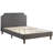 Mavn Tufted Upholstered Platform Bed, Dark Gray-234384832