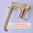 Wall Mount Single Handle Bathroom Faucet Brushed