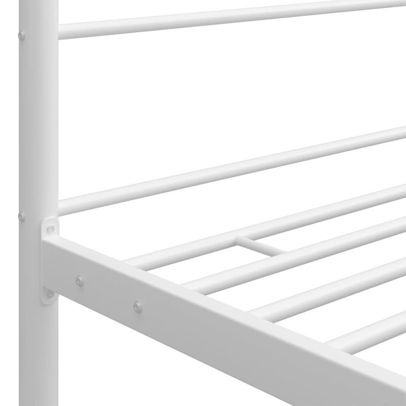 Azeezah Metal Bed, 160 x 200 cm, White