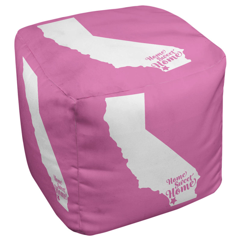 Repose-pieds cube san diego home, Rose