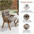  Outdoor Chair Cushion Tufted Seat & Back Cushion With Ties 40X21x4 Inch Waterproof UV Fade Resistant Replacement Cushion For Patio Garden Furniture,Grey-258349970