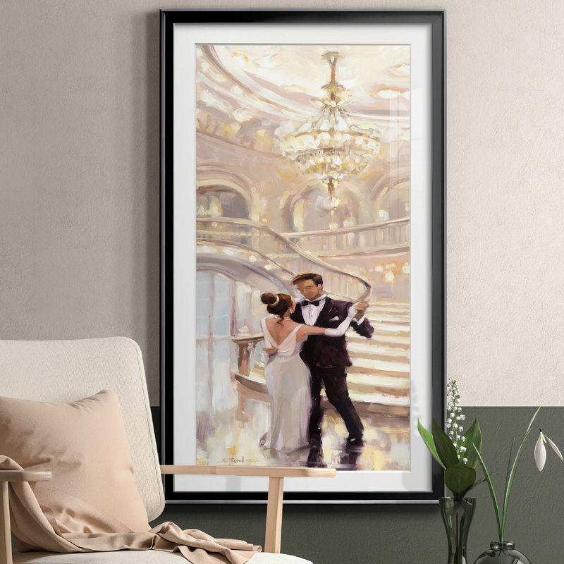 A Moment In Time - peinture encadrée, H 14,5 po x l 26,5 po x P 1,5 po, Noir