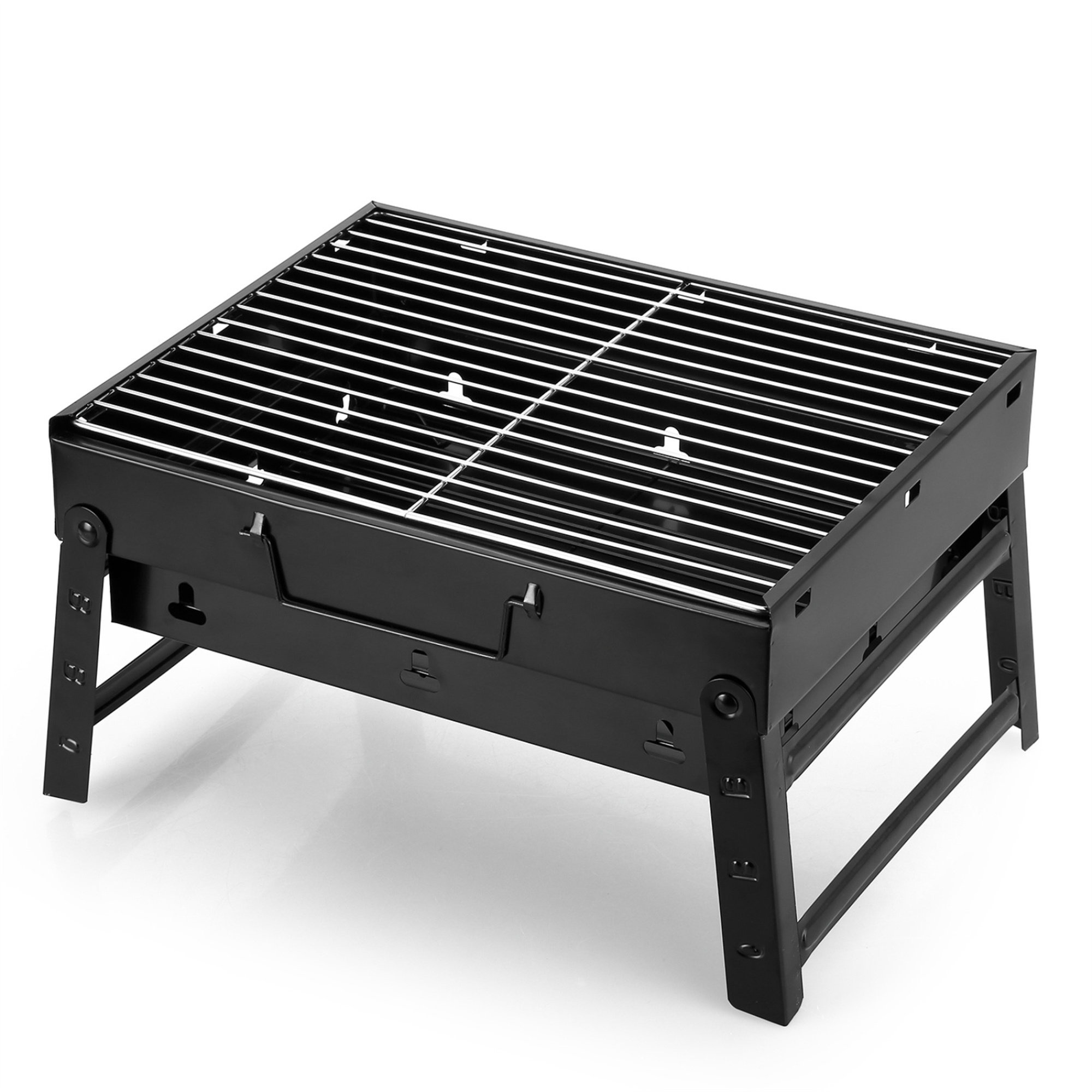BBQ Croc Easy Portable Charcoal Grill, Folds to 1.5 & Reviews