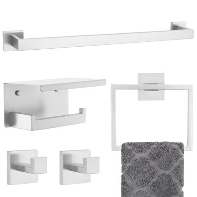 Ensemble de quincaillerie de salle de bain 5 pièces (ensemble de 5)