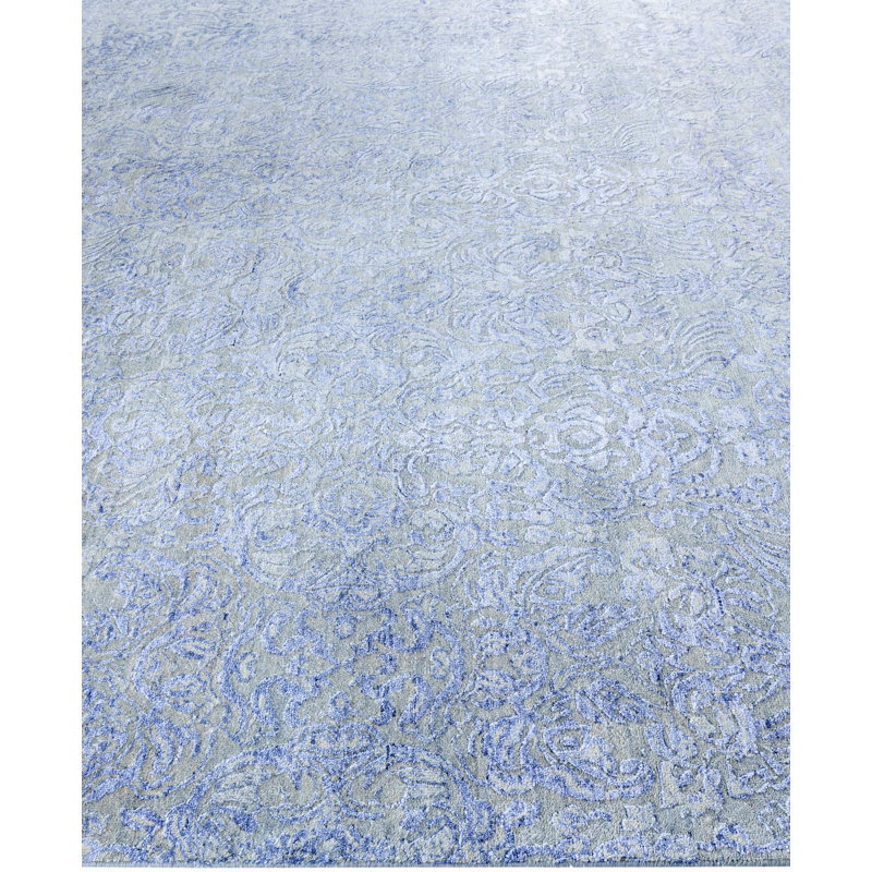 Overdyed One-of-a-Kind 9'1" x 12' Hand Knotted Area Rug