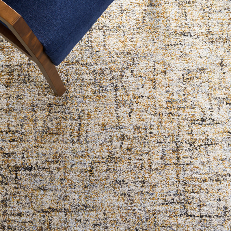 Banneker Abstract Hand Tufted Performance Rug, Rectangle 5' x 8'