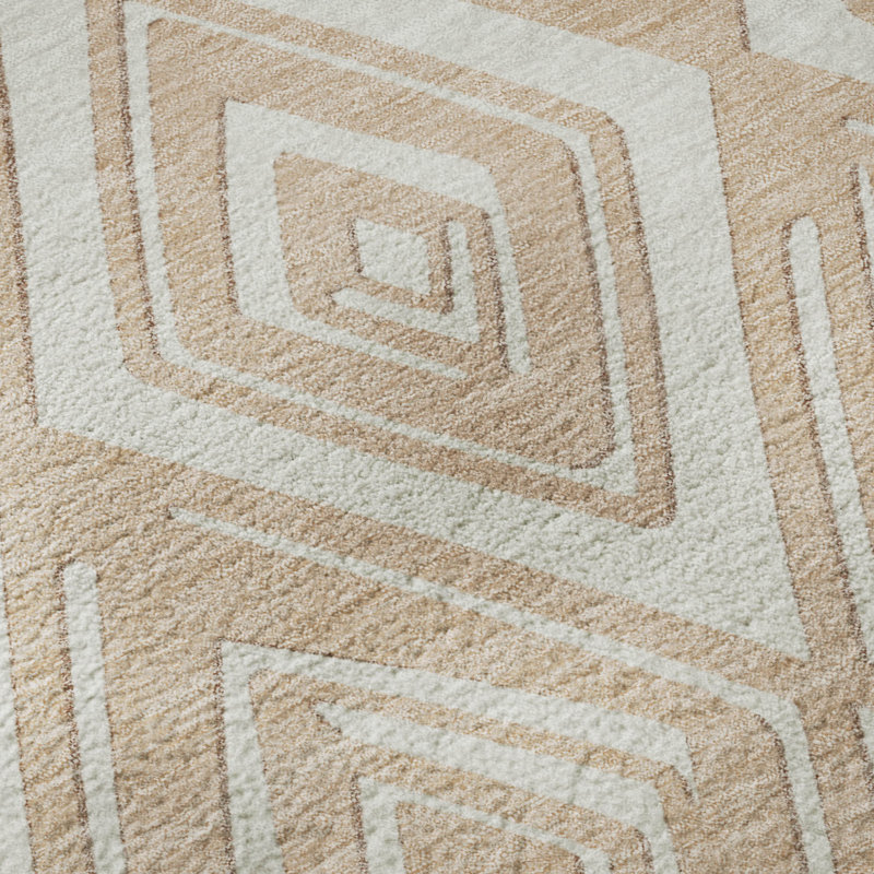 Tapis pêche Prisco lavable à la machine de qualité supérieure, Tapis de couloir 2 pi 3 po x 7 pi 6 po