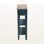 Console Flora, à un tiroir, brun / bleu Flora 29,68 po x l 31,2 po x P 9,82 po Flora