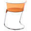 43 cm H Cantilever Chair in Orange